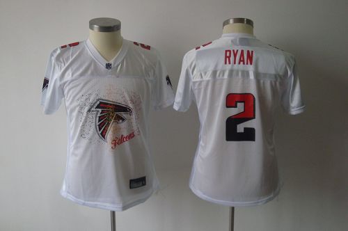 Falcons #2 Matt Ryan White 2011 Women's Fem Fan NFL Jersey